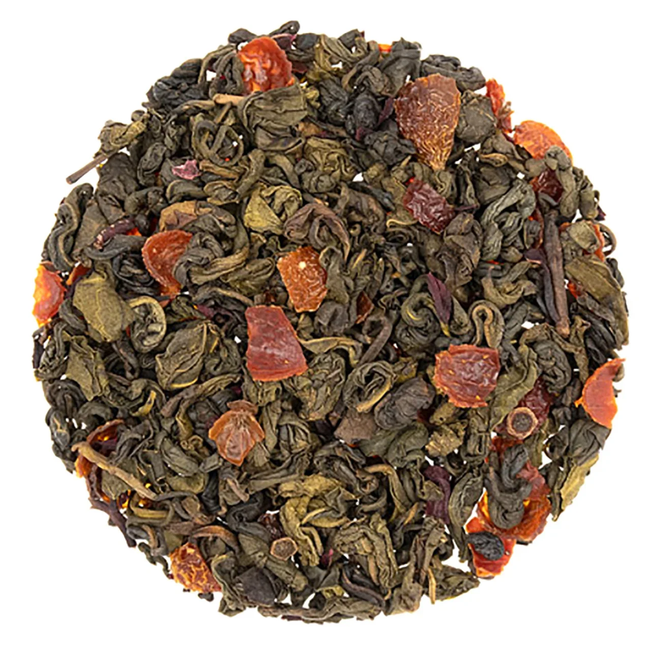 Pomegranate Hibiscus Green Tea – Loose Leaf