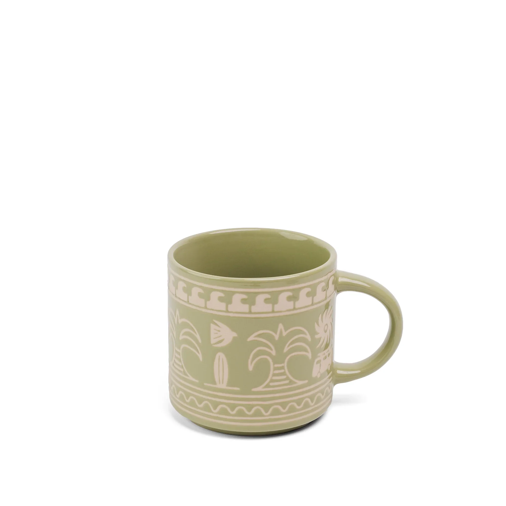 16OZ CERAMIC ICONS MUG (GREEN)