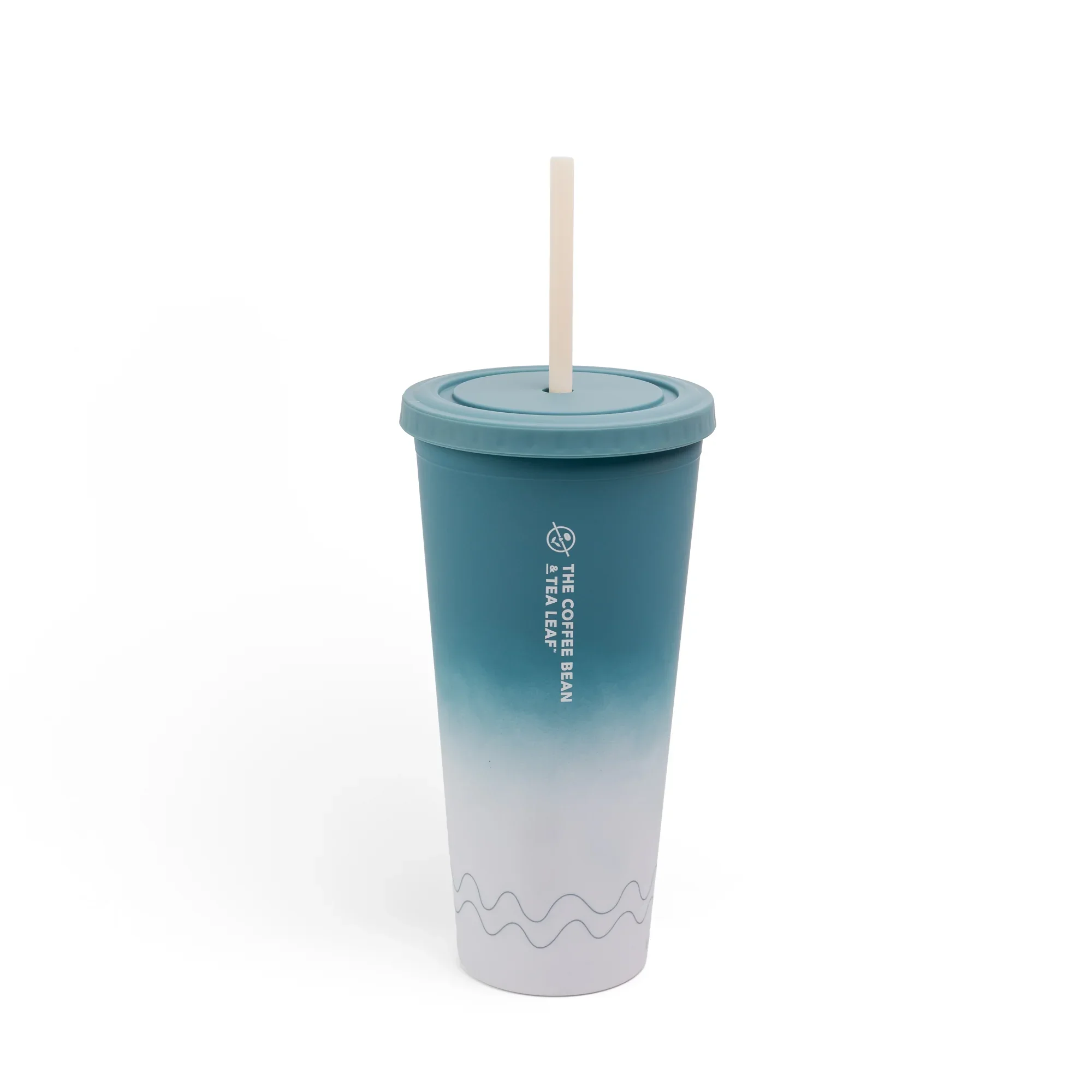 22 OZ TRAVEL CUP WITH LID & STRAW (GRADIENT)