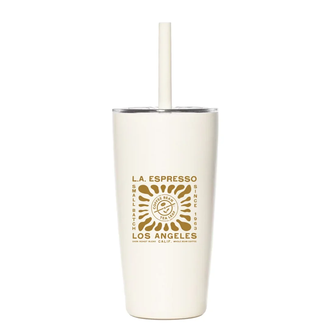 MIIR X CBTL 16 OZ STRAW TUMBLER (SANDSTONE WHITE)