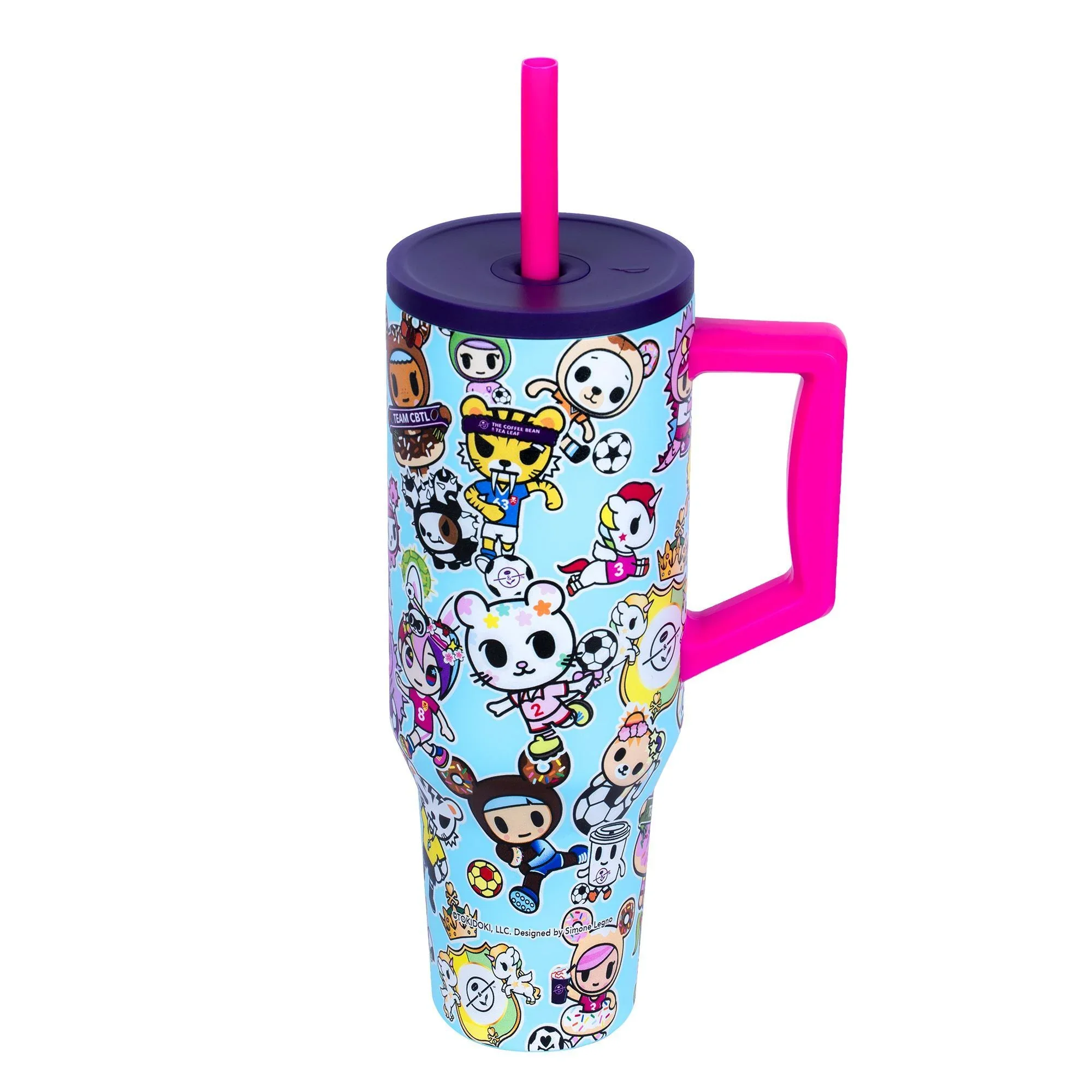 TOKIDOKI ELEMENTAL 40 OZ TUMBLER (AQUA)