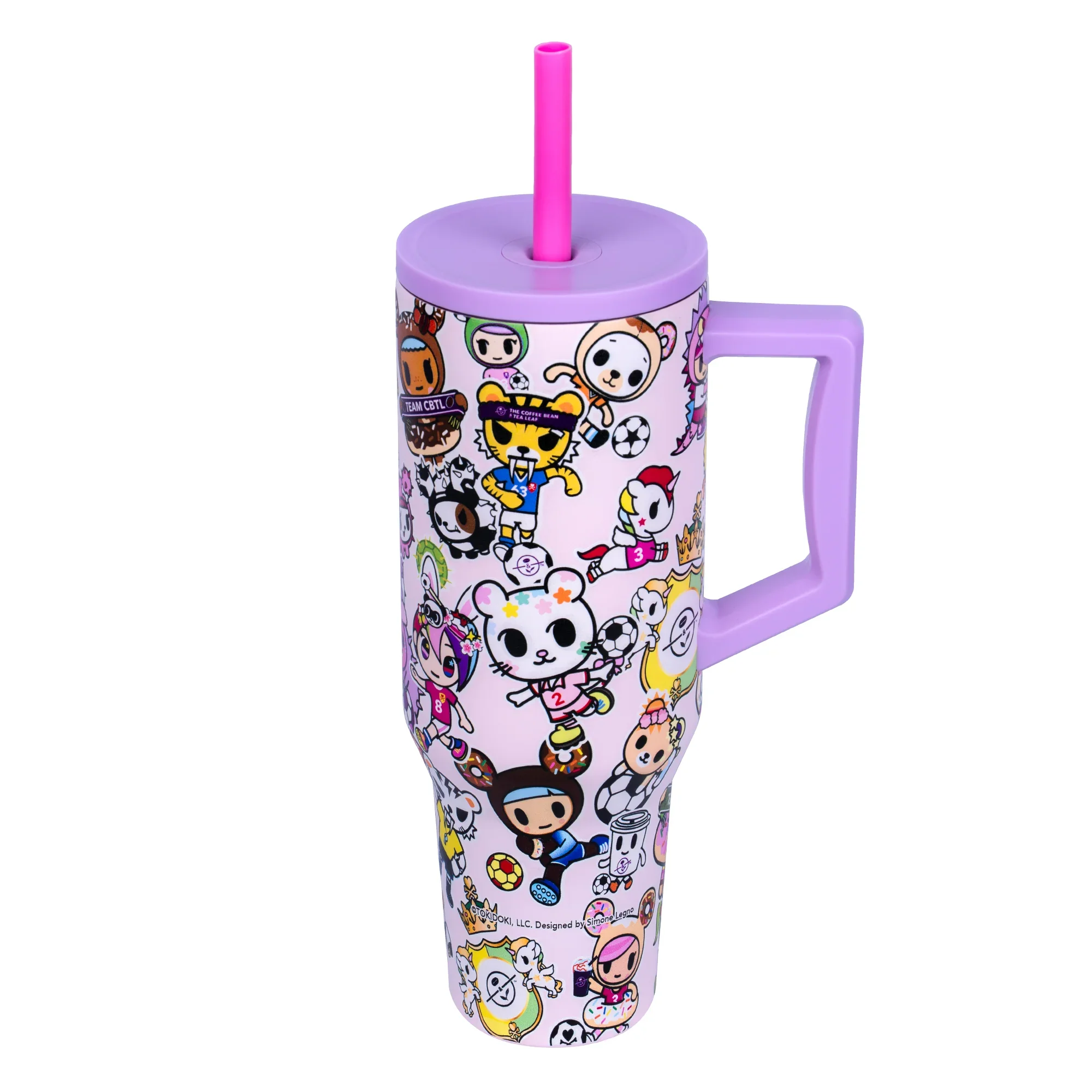 TOKIDOKI ELEMENTAL 40 OZ TUMBLER (PINK)
